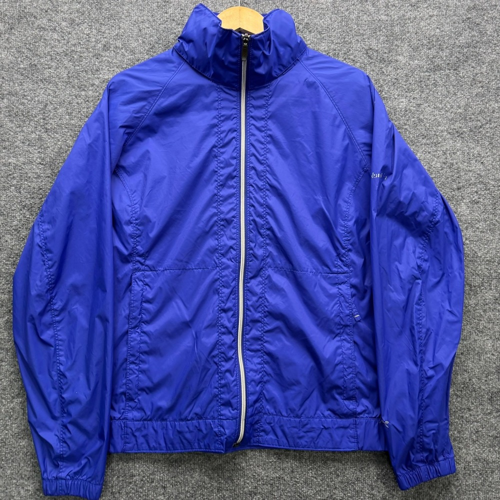 Columbia Omni-Shield Jacket Women's XL Blue Lightweight Full Zip Outdoor